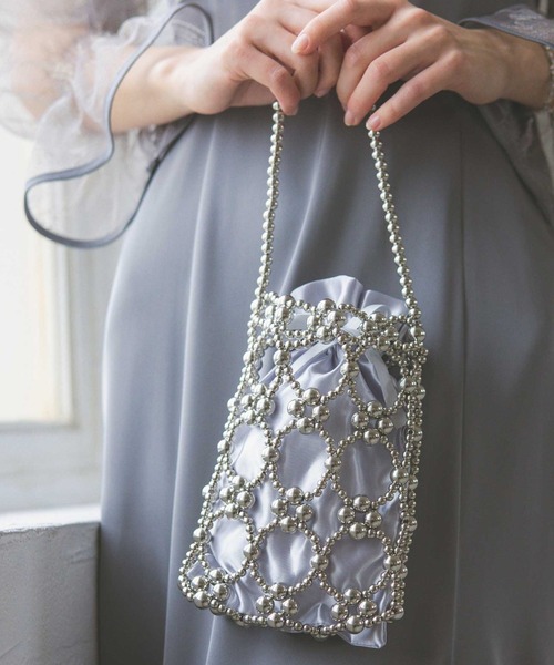 Dorry Doll（ドリードール）の「パールバッグ（ショルダーバッグ・レディース・ブラック/オフホワイト/シルバー・FREE）」の10枚目の写真