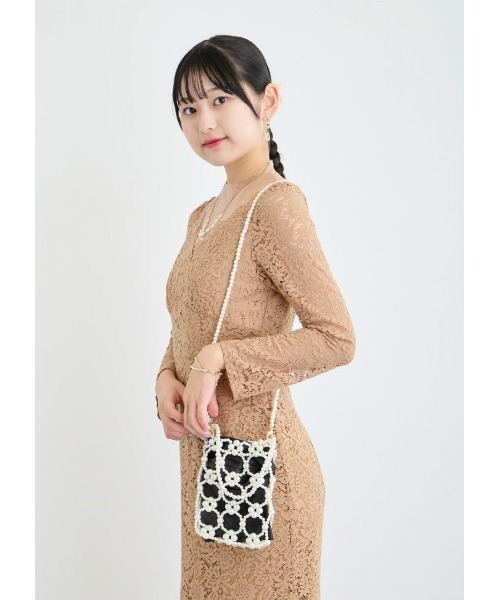 Dorry Doll（ドリードール）の「パールバッグ（ショルダーバッグ・レディース・ブラック/オフホワイト/シルバー・FREE）」の16枚目の写真