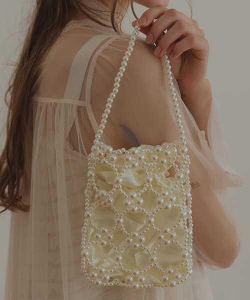 Dorry Doll（ドリードール）の「パールバッグ（ショルダーバッグ・レディース・ブラック/オフホワイト/シルバー・FREE）」の21枚目の写真