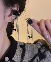 NOVESSEL | A'GEM/9 × .kom『NOVESSEL/ノベセル』薔薇デザインイヤーカフ(イヤーカフ)