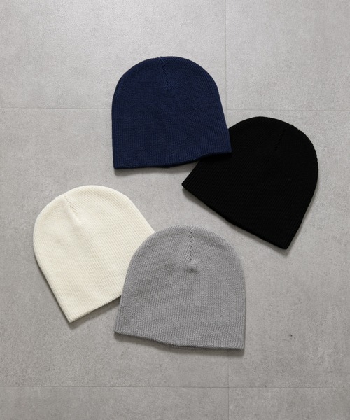 COLONY 2139(コロニートゥーワンスリーナイン)の「アクリルニット帽(ニットキャップ/ビーニー・レディース・ホワイト/ブラック/ネイビー/グレー・FREE)」の5枚目の写真