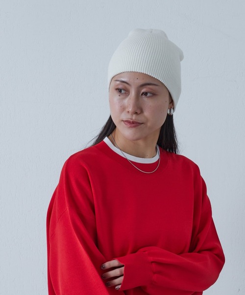 COLONY 2139(コロニートゥーワンスリーナイン)の「アクリルニット帽(ニットキャップ/ビーニー・レディース・ホワイト/ブラック/ネイビー/グレー・FREE)」の15枚目の写真