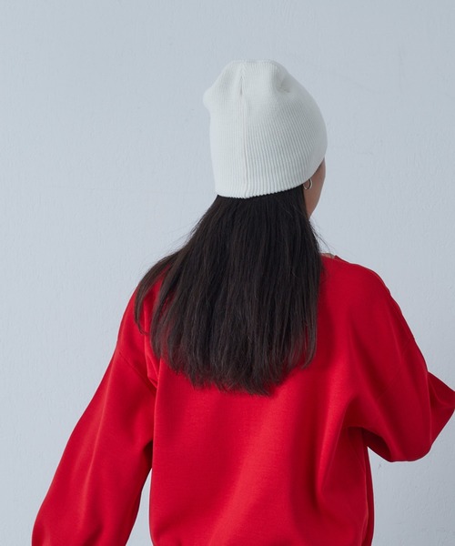 COLONY 2139(コロニートゥーワンスリーナイン)の「アクリルニット帽(ニットキャップ/ビーニー・レディース・ホワイト/ブラック/ネイビー/グレー・FREE)」の17枚目の写真