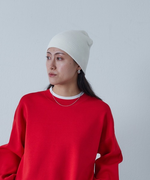 COLONY 2139(コロニートゥーワンスリーナイン)の「アクリルニット帽(ニットキャップ/ビーニー・レディース・ホワイト/ブラック/ネイビー/グレー・FREE)」の18枚目の写真