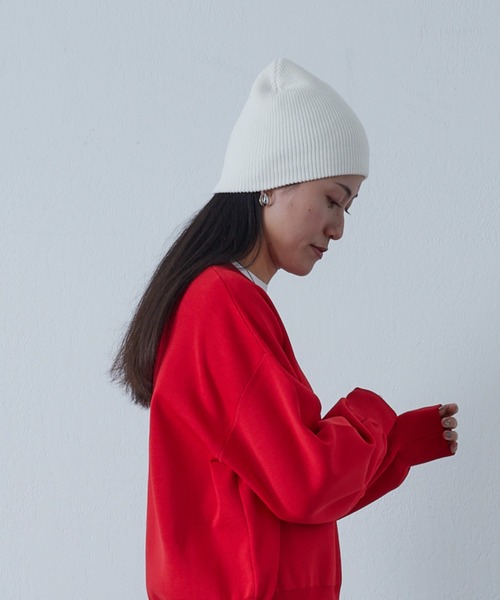 COLONY 2139(コロニートゥーワンスリーナイン)の「アクリルニット帽(ニットキャップ/ビーニー・レディース・ホワイト/ブラック/ネイビー/グレー・FREE)」の14枚目の写真