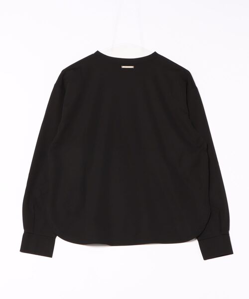 NICOLE white（ニコルホワイト）の「ロゴ入りロングスリーブTEE（金刺繍／パール）の2タイプ（Tシャツ/カットソー・レディース・その他1/その他2/その他3/その他4・FREE）」の5枚目の写真