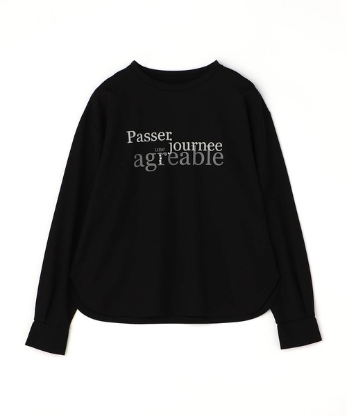 NICOLE white（ニコルホワイト）の「ロゴ入りロングスリーブTEE（金刺繍／パール）の2タイプ（Tシャツ/カットソー・レディース・その他1/その他2/その他3/その他4・FREE）」の9枚目の写真