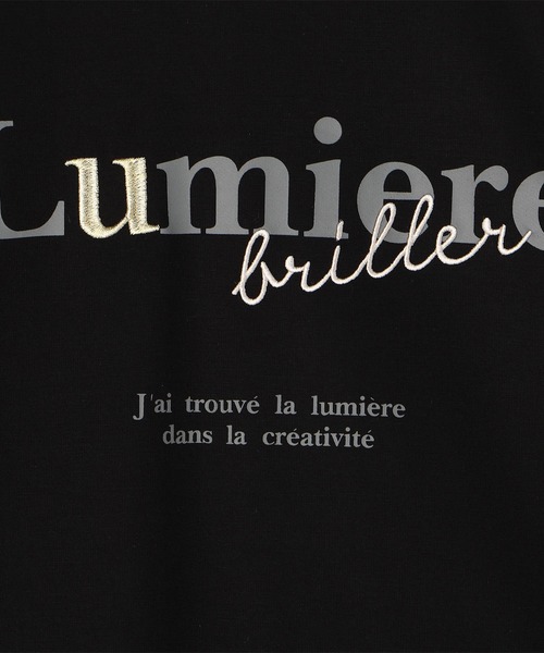 NICOLE white（ニコルホワイト）の「ロゴ入りロングスリーブTEE（金刺繍／パール）の2タイプ（Tシャツ/カットソー・レディース・その他1/その他2/その他3/その他4・FREE）」の16枚目の写真