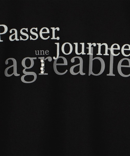 NICOLE white（ニコルホワイト）の「ロゴ入りロングスリーブTEE（金刺繍／パール）の2タイプ（Tシャツ/カットソー・レディース・その他1/その他2/その他3/その他4・FREE）」の18枚目の写真