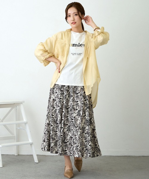 NICOLE white（ニコルホワイト）の「ロゴ入りロングスリーブTEE（金刺繍／パール）の2タイプ（Tシャツ/カットソー・レディース・その他1/その他2/その他3/その他4・FREE）」の20枚目の写真