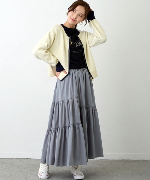 NICOLE white（ニコルホワイト）の「ロゴ入りロングスリーブTEE（金刺繍／パール）の2タイプ（Tシャツ/カットソー・レディース・その他1/その他2/その他3/その他4・FREE）」の21枚目の写真