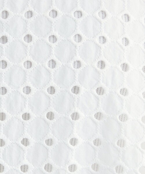 green label relaxing（グリーンレーベルリラクシング）の「カットワーク レース ブラウス（シャツ/ブラウス・レディース・ブラック/ホワイト・FREE）」の14枚目の写真