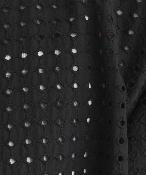 green label relaxing（グリーンレーベルリラクシング）の「カットワーク レース ブラウス（シャツ/ブラウス・レディース・ブラック/ホワイト・FREE）」の15枚目の写真