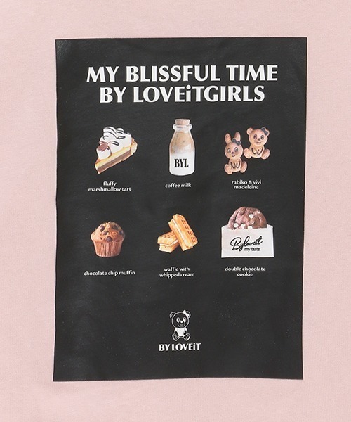 by LOVEiT（バイラビット）の「【WEB限定】バックプリント長袖Tシャツ（Tシャツ/カットソー・キッズ・ブラック/オフホワイト/ピンク・130cm/140cm/150cm/160cm/120cm）」の9枚目の写真