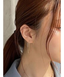 ストーンコンビスティックピアス