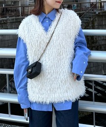 〈limited〉FEATHER 2WAY VEST