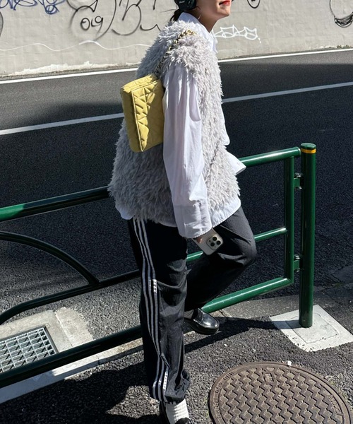 archives（アルシーヴ）の「〈limited〉FEATHER 2WAY VEST（ベスト・レディース・アイボリー/ブルー/グレー・MEDIUM）」の18枚目の写真