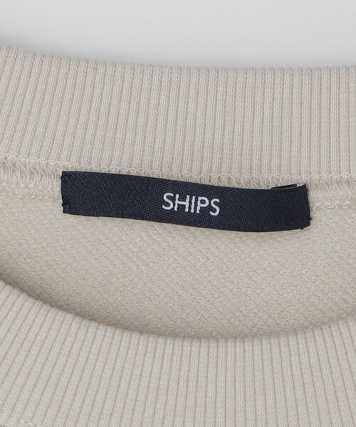 SHIPS(シップス)の「【WEB限定】SHIPS: ワンポイント ロゴ スーピマコットン ラグラン スウェット Tシャツ(Tシャツ/カットソー・メンズ・ネイビー/グレー/ナチュラル・SMALL/MEDIUM/LARGE/X-LARGE)」の5枚目の写真