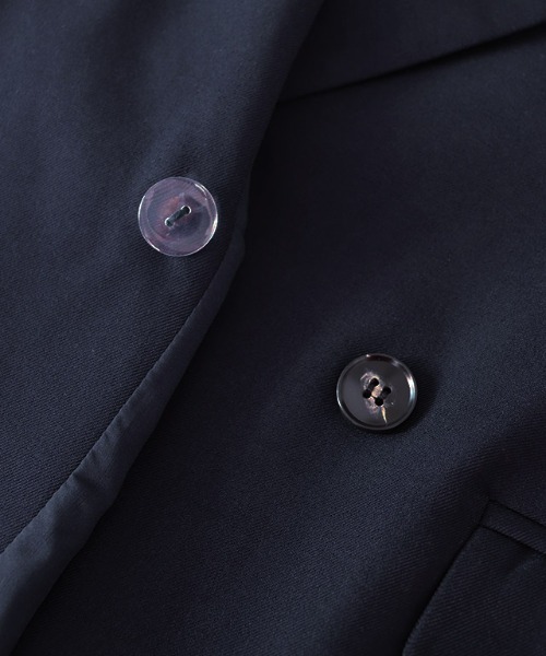 Pierrot（ピエロ）の「ダブルボタンジャケット（テーラードジャケット・レディース・ライトベージュ/ネイビー/チェック・M/L）」の9枚目の写真