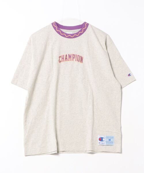 Champion(チャンピオン)の「【Champion】C3-Z303 SHORT SLEEVE T-SHIRT/Tシャツ/チャンピオン/アクションスタイル(Tシャツ/カットソー・メンズ・ブラック/ブルー/ネイビー/オートミール・M/L/XL)」の2枚目の写真