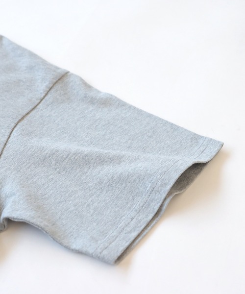 antiqua(アンティカ)の「フードロゴTシャツ(Tシャツ/カットソー・レディース・ネイビー/ブラック/イエロー/オフホワイト/杢グレー/ピンク・FREE)」の13枚目の写真