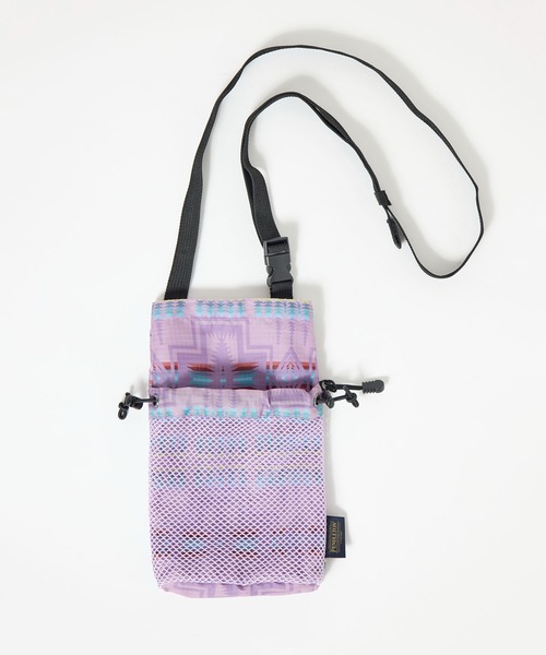 PENDLETON(ペンドルトン)の「【 PENDLETON × YURIE / ペンドルトン × ユリエ 】 メッシュ ネックポーチ(ショルダーバッグ・レディース・カーキ/ラベンダー/ブラウン・FREE)」の9枚目の写真