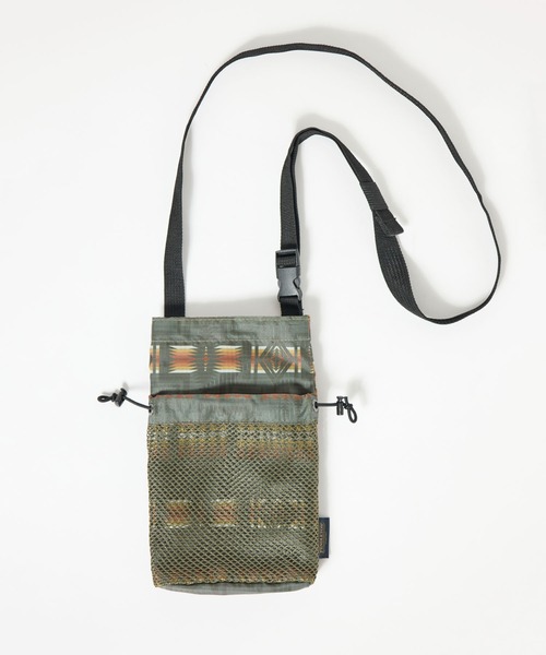 PENDLETON(ペンドルトン)の「【 PENDLETON × YURIE / ペンドルトン × ユリエ 】 メッシュ ネックポーチ(ショルダーバッグ・レディース・カーキ/ラベンダー/ブラウン・FREE)」の10枚目の写真