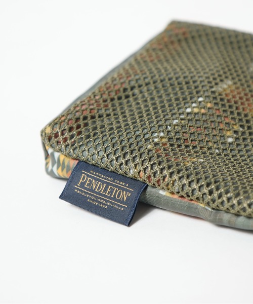 PENDLETON(ペンドルトン)の「【 PENDLETON × YURIE / ペンドルトン × ユリエ 】 メッシュ ネックポーチ(ショルダーバッグ・レディース・カーキ/ラベンダー/ブラウン・FREE)」の14枚目の写真
