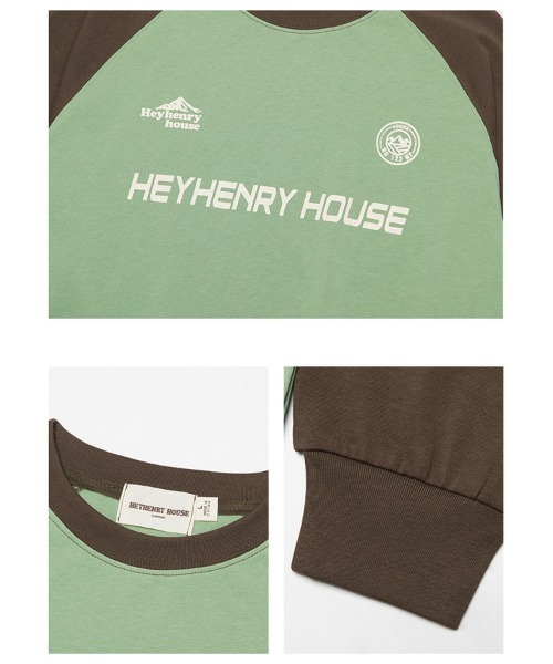 Ressaca(レサーカ)の「オーバーサイズ カラーブロック ラグランスリーブBIGロンT(Tシャツ/カットソー・メンズ・パープル/グリーン/ホワイト・XL/L/M)」の8枚目の写真