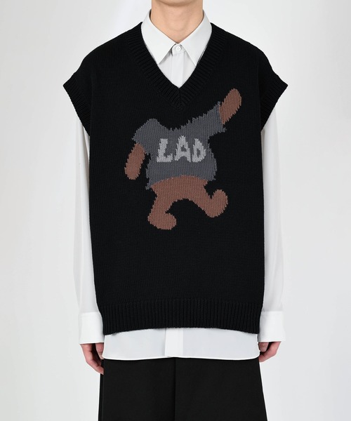 LAD MUSICIAN（ラッドミュージシャン）の「VEST（ベスト・メンズ・ブラック×ブルー/ネイビー/ブラック×グレー・44）」の14枚目の写真