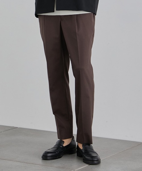 STUDIOUS（ステュディオス）の「【UNITED TOKYO/ユナイテッドトウキョウ】サイドゴムアンクルスラックス（スラックス・メンズ・グレー系その他2/ライトグレー/ブラウン/カーキ/ブラック系その他2・1/2/3/4）」の4枚目の写真