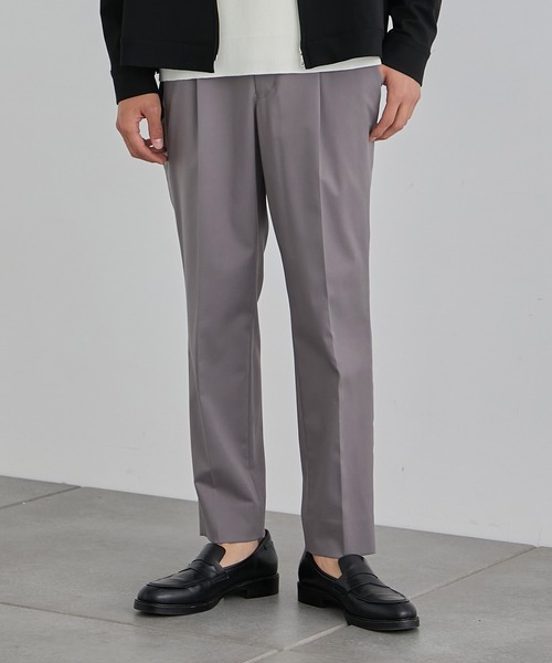 STUDIOUS（ステュディオス）の「【UNITED TOKYO/ユナイテッドトウキョウ】サイドゴムアンクルスラックス（スラックス・メンズ・グレー系その他2/ライトグレー/ブラウン/カーキ/ブラック系その他2・1/2/3/4）」の2枚目の写真