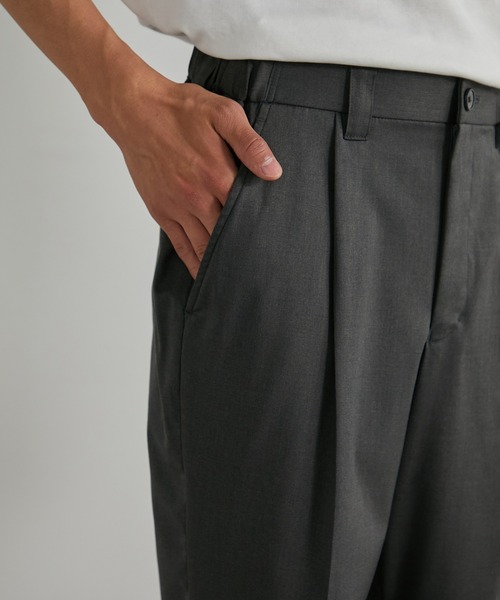 STUDIOUS（ステュディオス）の「【UNITED TOKYO/ユナイテッドトウキョウ】サイドゴムアンクルスラックス（スラックス・メンズ・グレー系その他2/ライトグレー/ブラウン/カーキ/ブラック系その他2・1/2/3/4）」の15枚目の写真