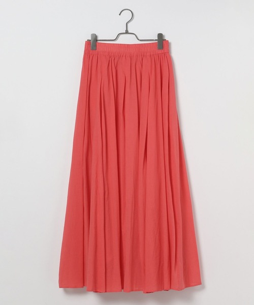 BAYFLOW（ベイフロー）の「コットンフレアスカート（スカート・レディース・アイボリー/ブラック/ピンク/ブルー・MEDIUM/SMALL）」の10枚目の写真