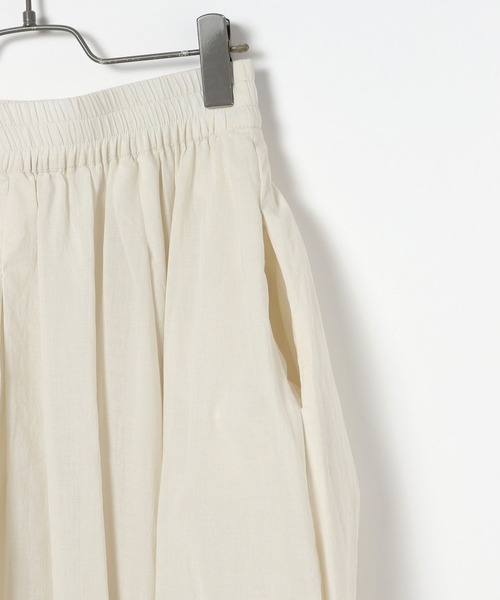 BAYFLOW（ベイフロー）の「コットンフレアスカート（スカート・レディース・アイボリー/ブラック/ピンク/ブルー・MEDIUM/SMALL）」の14枚目の写真
