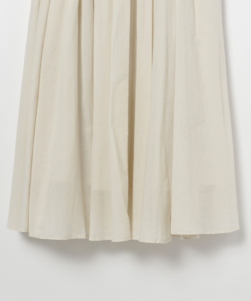 BAYFLOW（ベイフロー）の「コットンフレアスカート（スカート・レディース・アイボリー/ブラック/ピンク/ブルー・MEDIUM/SMALL）」の15枚目の写真