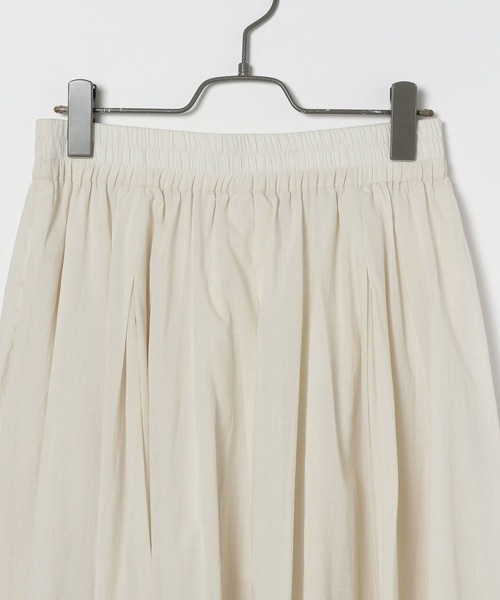BAYFLOW（ベイフロー）の「コットンフレアスカート（スカート・レディース・アイボリー/ブラック/ピンク/ブルー・MEDIUM/SMALL）」の17枚目の写真