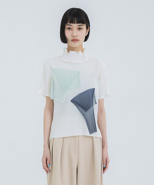 コトハヨコザワ　kotohayokozawa 別注Wave 2piece t kotohayokozawa×PINK HOUSE MIX PRINT GRAPHIC WAVE TOP｜ピンク