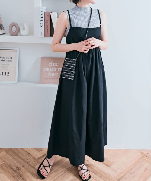 レザーキャミソールワンピース her praha litmus