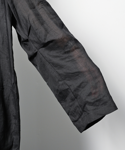 CITYSHOP(シティーショップ)の「SHEER LONG ジャケット(テーラードジャケット・レディース・ブラック/ブラウン系その他・FREE)」の14枚目の写真