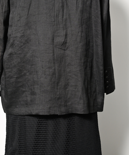 CITYSHOP(シティーショップ)の「SHEER LONG ジャケット(テーラードジャケット・レディース・ブラック/ブラウン系その他・FREE)」の17枚目の写真