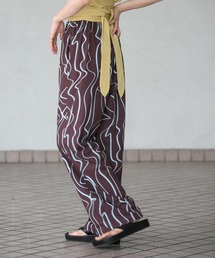 KBF | ウェーブプリントパンツ(その他パンツ)
