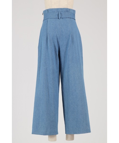 RUIRUE BOUTIQUE（ルイルエブティック）の「ワイドレッグパンツ（デニムパンツ・レディース・ブルー/ネイビー・マルチサイズ）」の9枚目の写真