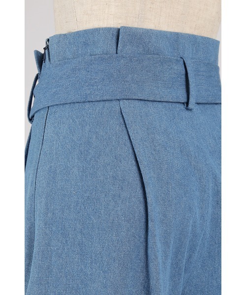 RUIRUE BOUTIQUE（ルイルエブティック）の「ワイドレッグパンツ（デニムパンツ・レディース・ブルー/ネイビー・マルチサイズ）」の6枚目の写真