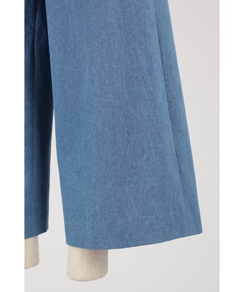 RUIRUE BOUTIQUE（ルイルエブティック）の「ワイドレッグパンツ（デニムパンツ・レディース・ブルー/ネイビー・マルチサイズ）」の4枚目の写真