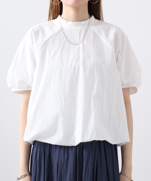 A.N.L（エーエヌエル　レーベル）の「A.N.L ｼｮｰﾄﾊﾟﾌﾌﾞﾗｳｽ（Tシャツ/カットソー・レディース・ブラック/オフホワイト/ライム・38）」の10枚目の写真