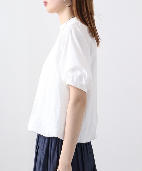 A.N.L（エーエヌエル　レーベル）の「A.N.L ｼｮｰﾄﾊﾟﾌﾌﾞﾗｳｽ（Tシャツ/カットソー・レディース・ブラック/オフホワイト/ライム・38）」の9枚目の写真