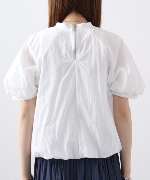 A.N.L（エーエヌエル　レーベル）の「A.N.L ｼｮｰﾄﾊﾟﾌﾌﾞﾗｳｽ（Tシャツ/カットソー・レディース・ブラック/オフホワイト/ライム・38）」の8枚目の写真