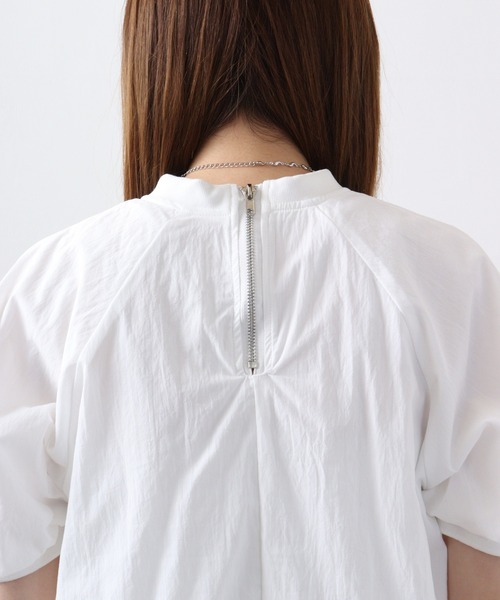 A.N.L（エーエヌエル　レーベル）の「A.N.L ｼｮｰﾄﾊﾟﾌﾌﾞﾗｳｽ（Tシャツ/カットソー・レディース・ブラック/オフホワイト/ライム・38）」の6枚目の写真