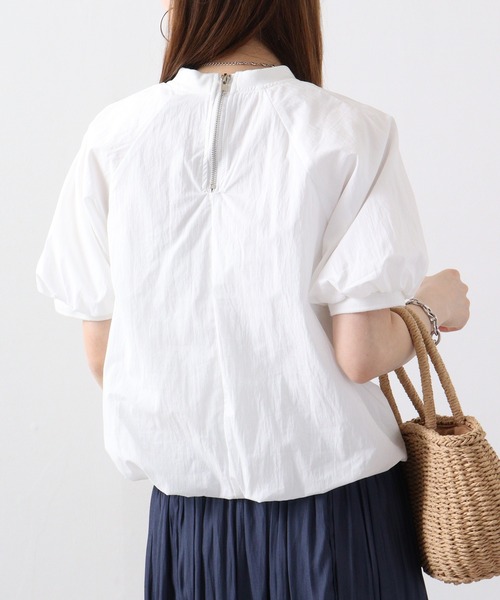 A.N.L（エーエヌエル　レーベル）の「A.N.L ｼｮｰﾄﾊﾟﾌﾌﾞﾗｳｽ（Tシャツ/カットソー・レディース・ブラック/オフホワイト/ライム・38）」の21枚目の写真